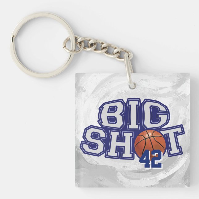 Big Shot Basketball Key Ring (Front)