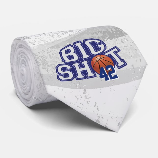 Big Shot Basketball Tie (Rolled)
