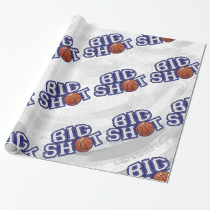 Big Shot Basketball Wrapping Paper