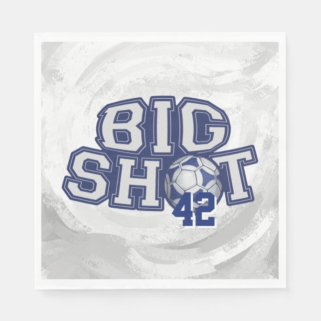 Big Shot Soccerball Napkin (Front)