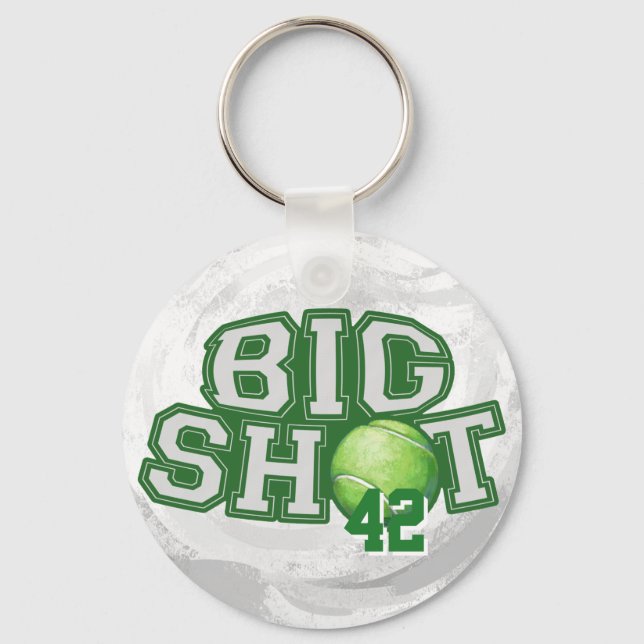 Big Shot Tennis Ball Key Ring (Front)