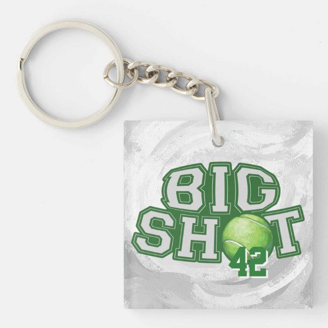 Big Shot Tennis Ball Key Ring (Front)