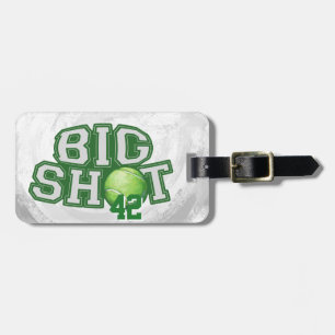 Big Shot Tennis Ball Luggage Tag