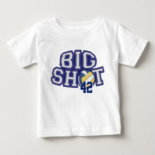 Big Shot Volleyball Baby T-Shirt (Front)