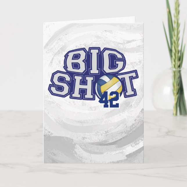 Big Shot Volleyball Card (Front)