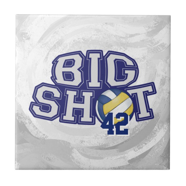 Big Shot Volleyball Tile (Front)