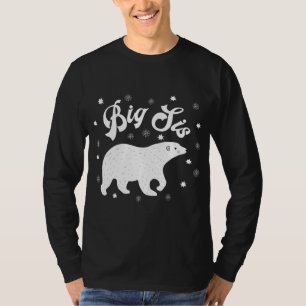 Big Sis Bear Family Christmas Pajama Xmas Pyjamas T-Shirt