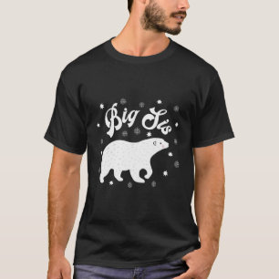 Big Sis Bear Family Christmas Pajama Xmas Pyjamas T-Shirt