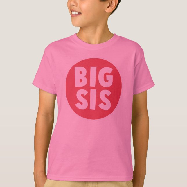 Big Sis Circle T-Shirt (Front)