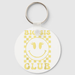 Big Sis Club Chequered Trendy Big Sister Tobe New Key Ring