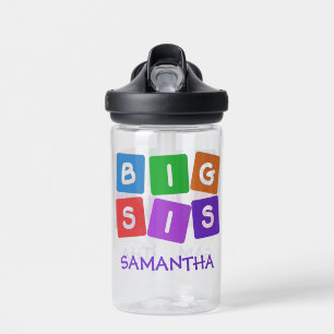 Big Sis custom name Water Bottle