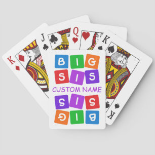 Big Sis custom playing cards