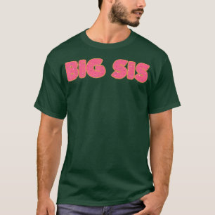 Big Sis Doughnut Big Sister Doughnut Lover Party  T-Shirt