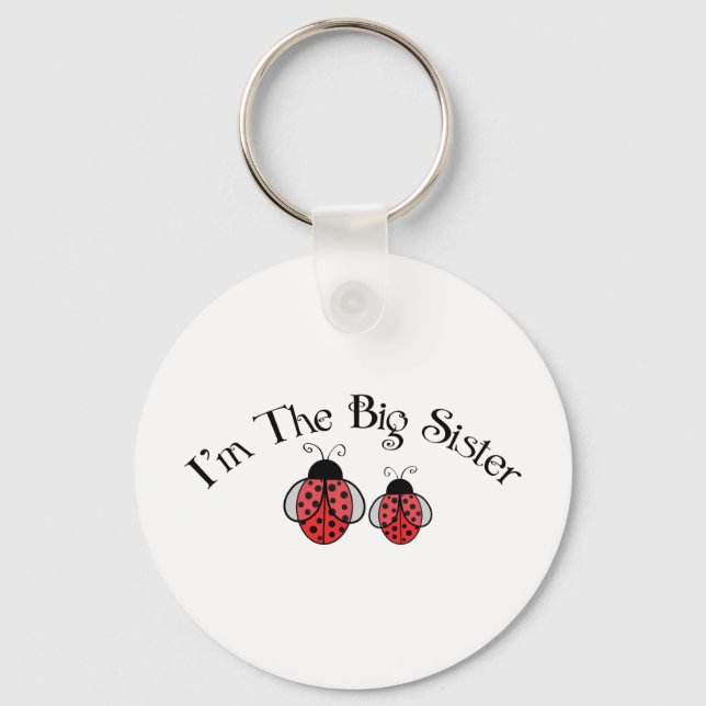 Big Sis Ladybug Key Ring (Front)