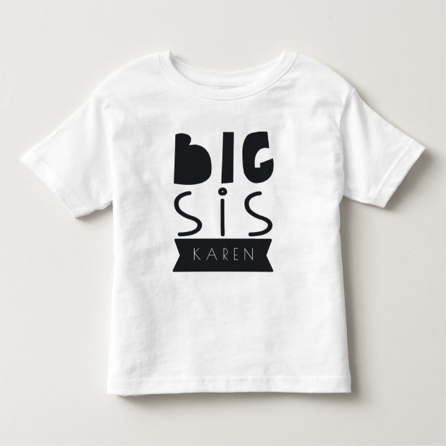 Big Sis & Lil Sis set Toddler T-Shirt (Front)
