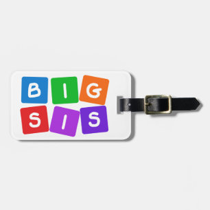 Big Sis luggage tag