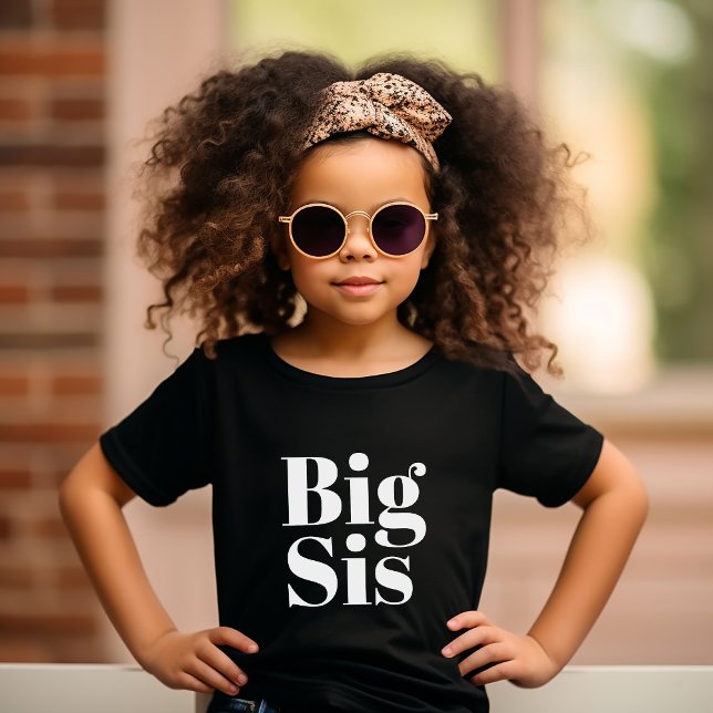 Big Sis | Matching Sibling Family Baby T-Shirt (Creator Uploaded)