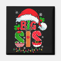 Big Sis Santa Hat New Big Sister Announcement Xmas