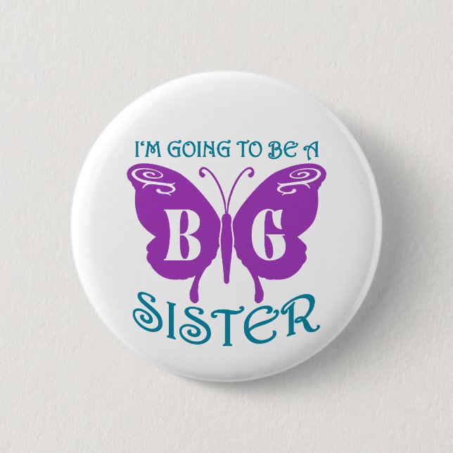 Big Sister 6 Cm Round Badge (Front)