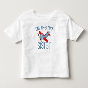 Big Sister Aeroplane Toddler T-Shirt