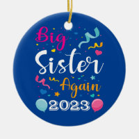Big Sister Again 2023 Pregnancy Announcement Kids