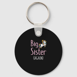 Big Sister Again Unicorn Girls Kids Big Sister Ann Key Ring