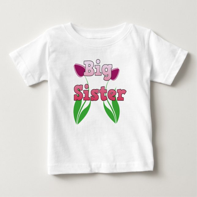 Big Sister Announcement Dress Baby T-Shirt (Front)