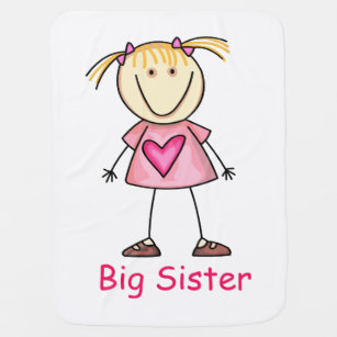 Big Sister Baby Blanket