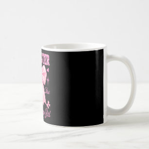 Big sister birthday girl matching coquette pink coffee mug