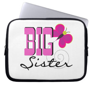 Big Sister - Butterfly Gifts Laptop Sleeve