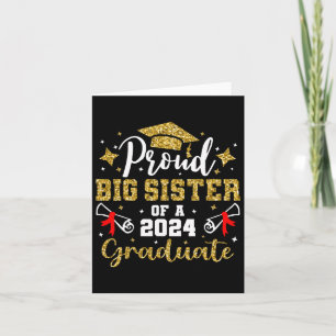 Big Sister Cl Of 2024 Graduate Senior Graduation Card