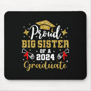 Big Sister Cl Of 2024 Graduate Senior Graduation Mouse Pad