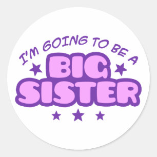 Big Sister Classic Round Sticker