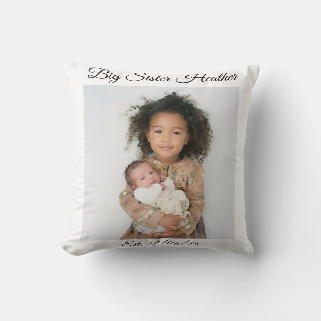 Big Sister  Cushion (Front)