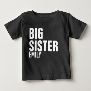 Big Sister Custom Toddler Sweatshirt Baby T-Shirt