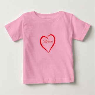 "Big Sister – Cute & Confident Design" Baby T-Shirt