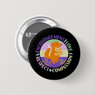 Big Sister - Cute Fox New Baby Sibling Love 6 Cm Round Badge