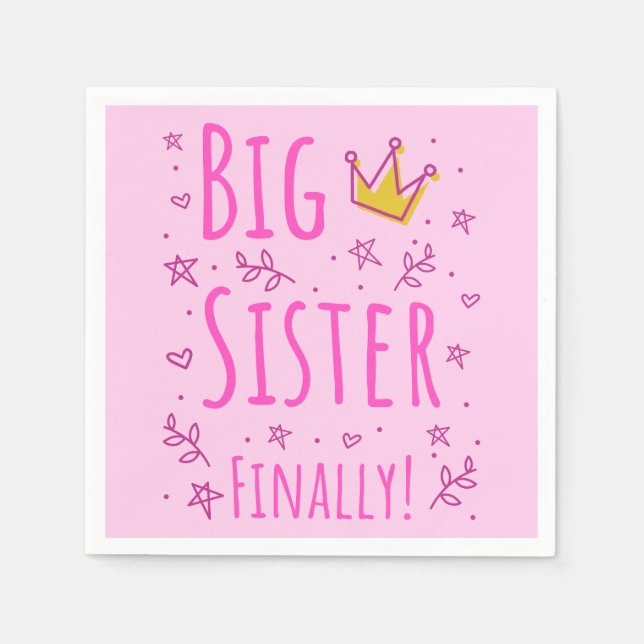 Big Sister Finally III Napkin (Front)