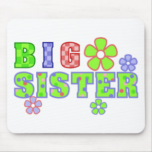 Big Sister Flowers Mouse Pad