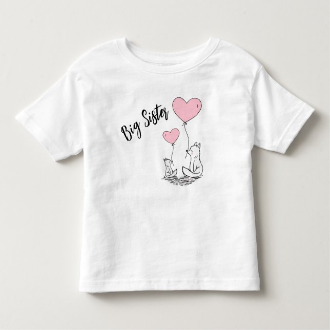 Big Sister Gift Toddler T-Shirt (Front)