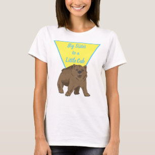 Big Sister Grizzly Bear Cub T-Shirt