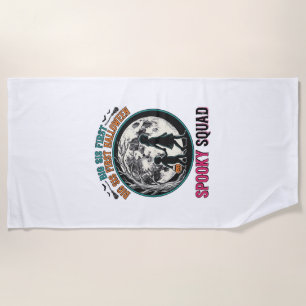 Big Sister Halloween Shirt for Her First Spooky Se Beach Towel