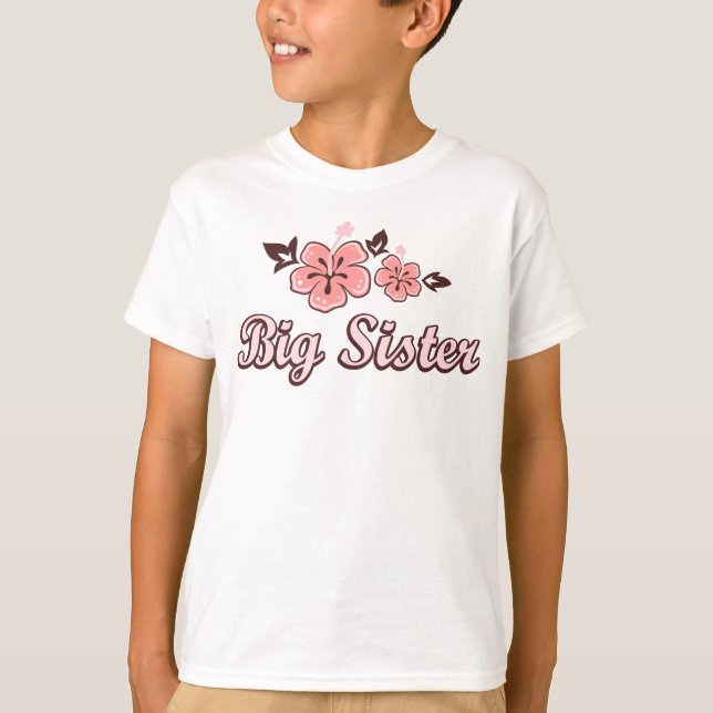 Big Sister Hibiscus T-Shirt (Front)