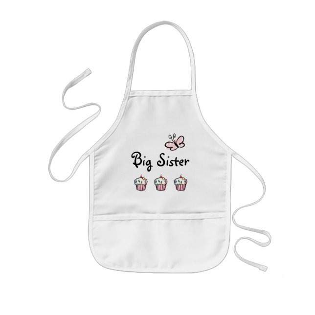 Big Sister  Kids Apron (Front)