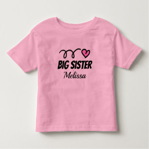 Big Sister kid's Pullover Hoodie for older sibling