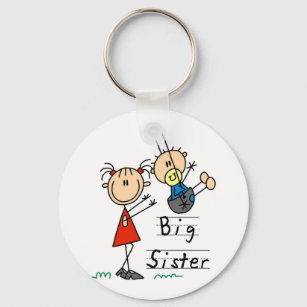 Big Sister Little Brother T-shirts and Gifts Key Ring
