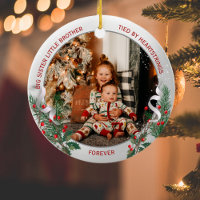 Big Sister Little Brother Warm Quotes Silver Frame