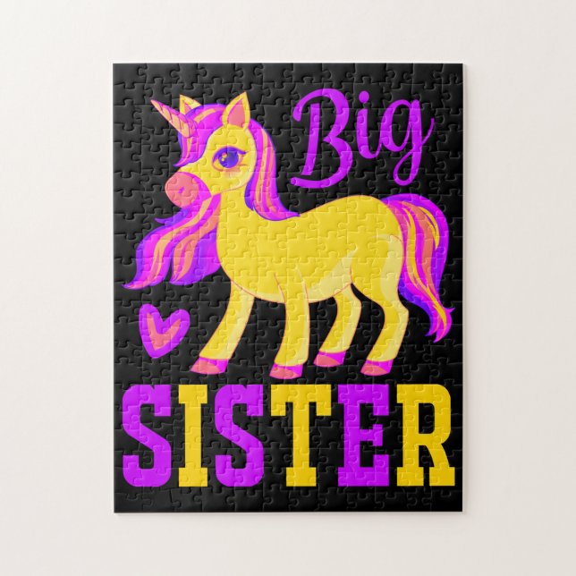 Big Sister Magical Unicorn Jigsaw Puzzle (Vertical)