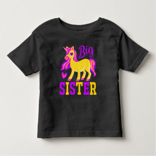 Big Sister Magical Unicorn Toddler T-Shirt