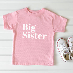 Big Sister   Matching Sibling Family Baby T-Shirt